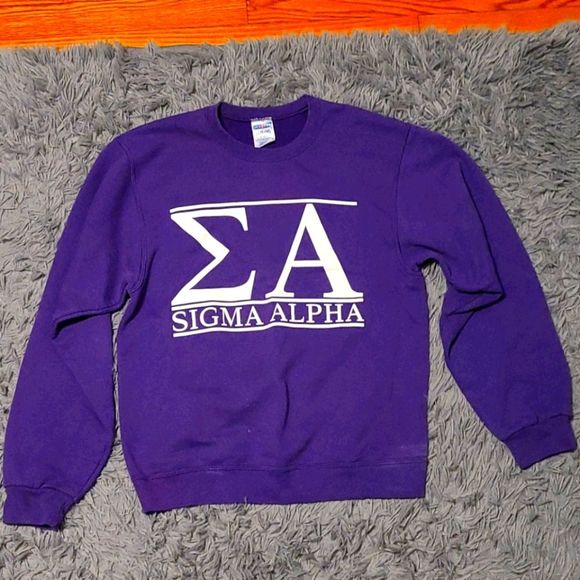 Jerzees Tops - Sigma‎ Alpha crewneck sweatshirt
